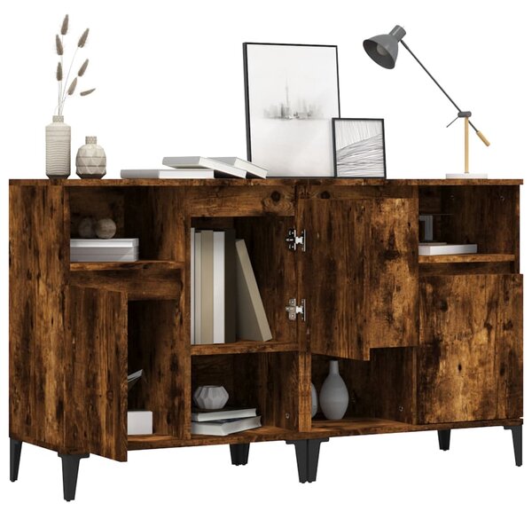 Příborníky 2 ks kouřový dub 60 x 35 x 70 cm kompozitní dřevo 3185732