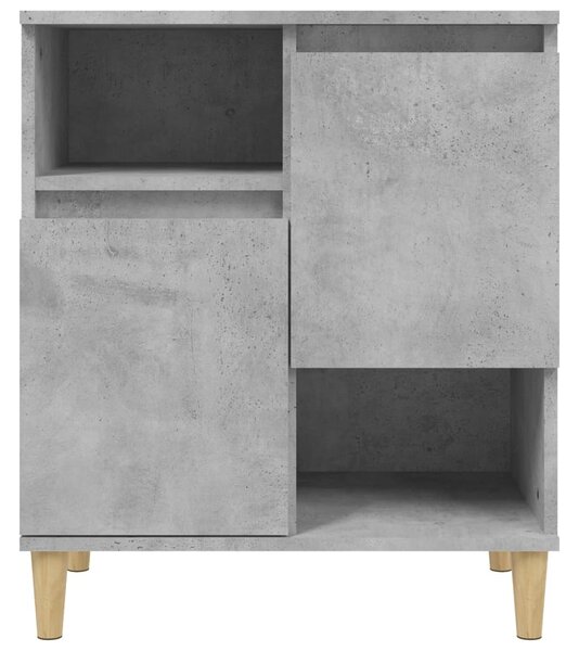 Příborníky 3 ks betonově šedé 60 x 35 x 70 cm kompozitní dřevo 3185739