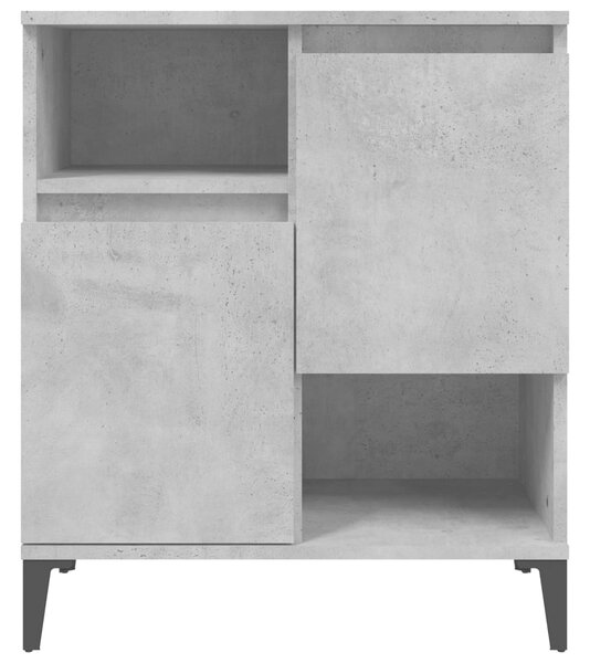 Příborníky 3 ks betonově šedé 60 x 35 x 70 cm kompozitní dřevo 3185747