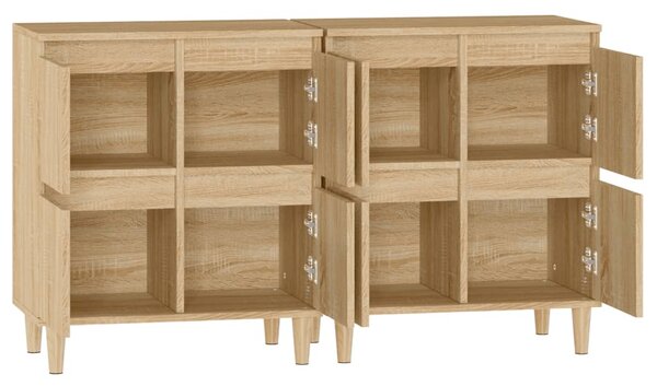 Příborníky 2 ks dub sonoma 60 x 35 x 70 cm kompozitní dřevo 3185754