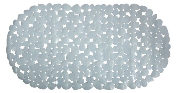 MSV protiskluzová podložka do vany GALETS, šedá, PVC, 35 x 68 cm