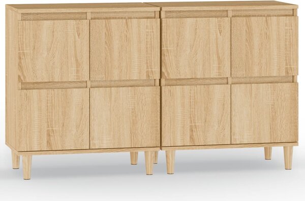 Příborníky 2 ks dub sonoma 60 x 35 x 70 cm kompozitní dřevo 3185754
