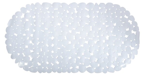 MSV protiskluzová podložka do vany GALETS, bílá, PVC, 35 x 68 cm