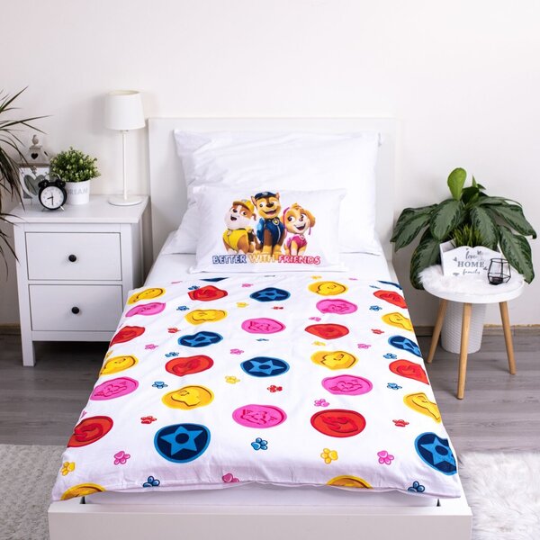 Dadka Vracov Jerry Fabrics Paw Patrol 498 bavlněné povlečení do postýlky Rozměr: 1x 40 x 60 a 1x 100 x 135 cm