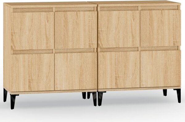 Příborníky 2 ks dub sonoma 60 x 35 x 70 cm kompozitní dřevo 3185762