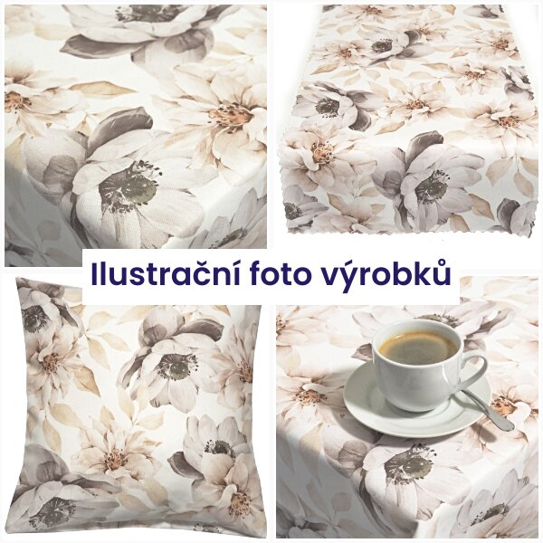 Dekorační látka SOFT 420412-003 bez obšití 150