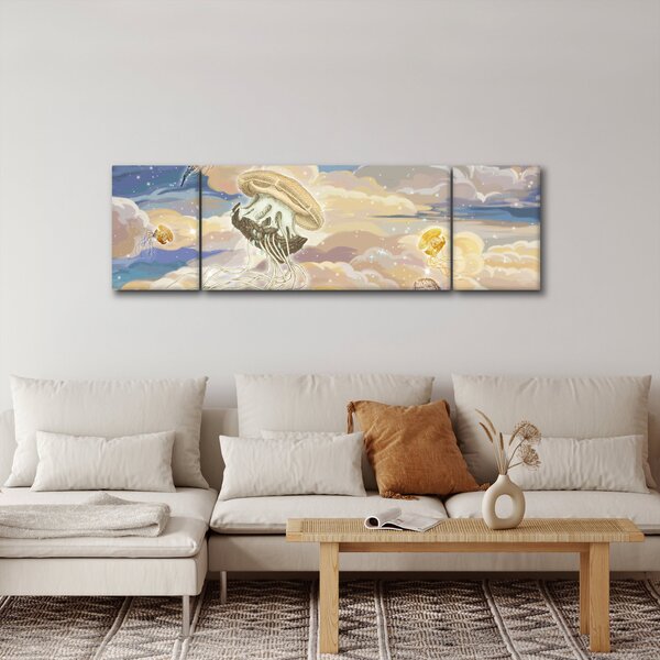 Obraz - Nebeské medůzy (170x50 cm)