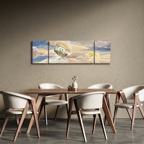 Obraz - Nebeské medůzy (170x50 cm)