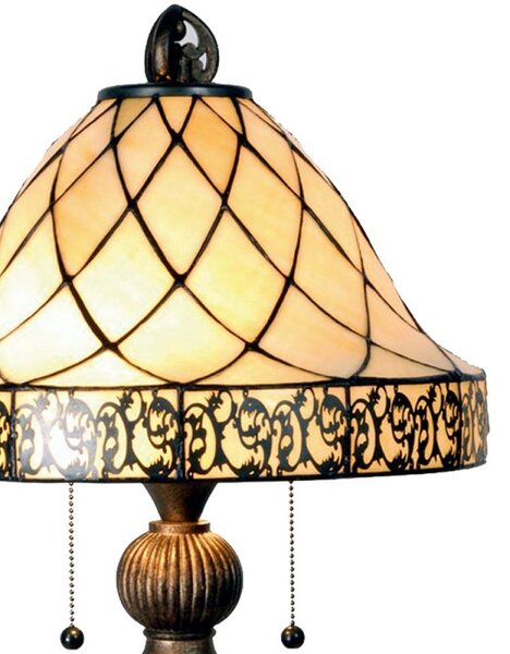Stolní lampa Tiffany Filigree - Ø 36*62 cm - Clayre & Eef