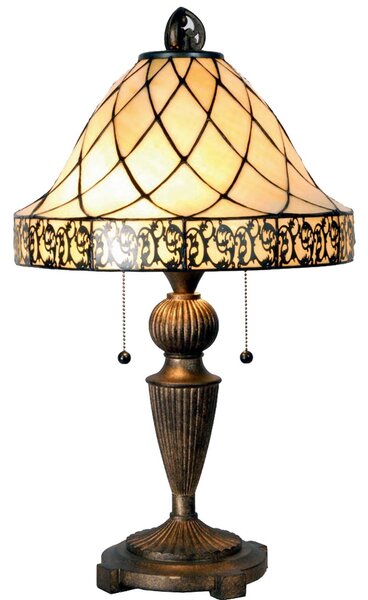 Stolní lampa Tiffany Filigree - Ø 36*62 cm - Clayre & Eef