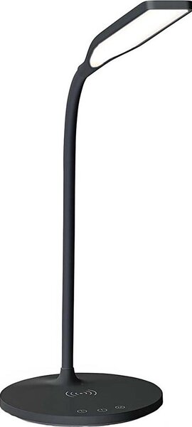Nedis LTLGQ4M2BK - Stm. lampa s bezdr. nabíjením Qi LED/5,5W/230V 2700-6500K