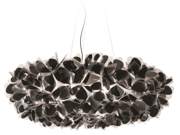 SLAMP CLISXXLBNM01B00BLCEU Clizia Mama Non Mama Black 130, designové svítidlo s černým kabelem, 15x12W E27, prům. 130cm