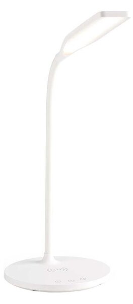 Nedis LTLGQ4M2WT - Stm. lampa s bezdr. nabíjením Qi LED/5,5W/230V 2700-6500K
