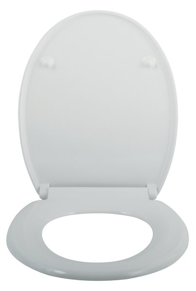 Spirella WC prkénko EASY CLIP, bílé, duroplast Thermodur