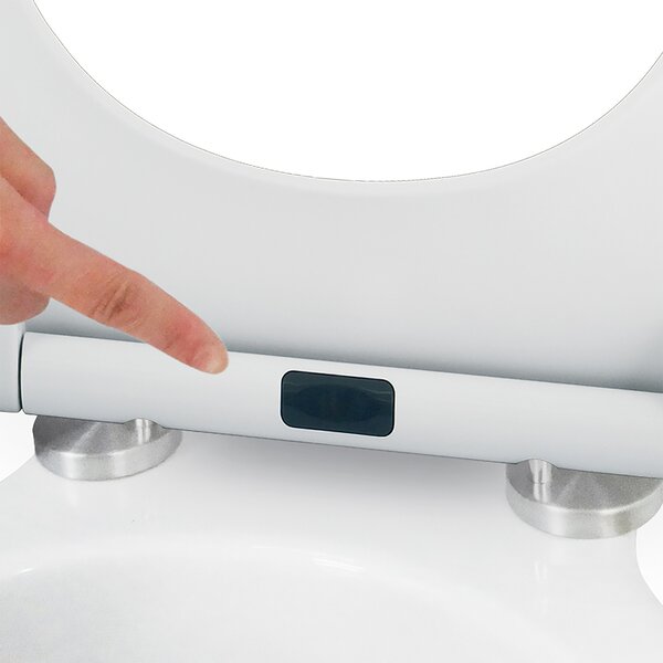 Spirella WC prkénko EASY CLIP, bílé, duroplast Thermodur