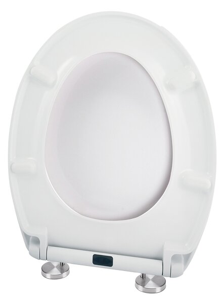 Spirella WC prkénko EASY CLIP, bílé, duroplast Thermodur