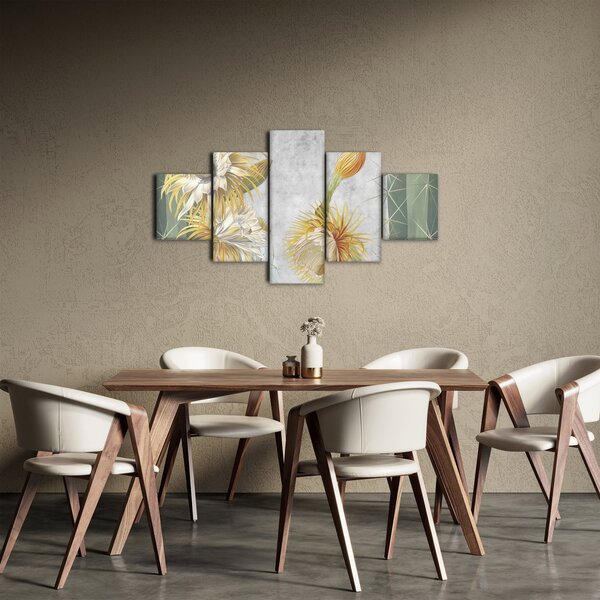 Obraz - Rozkvetlé kaktusy (125x70 cm)