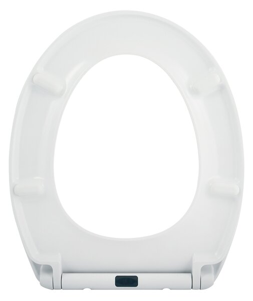 Spirella WC prkénko EASY CLIP, bílé, duroplast Thermodur