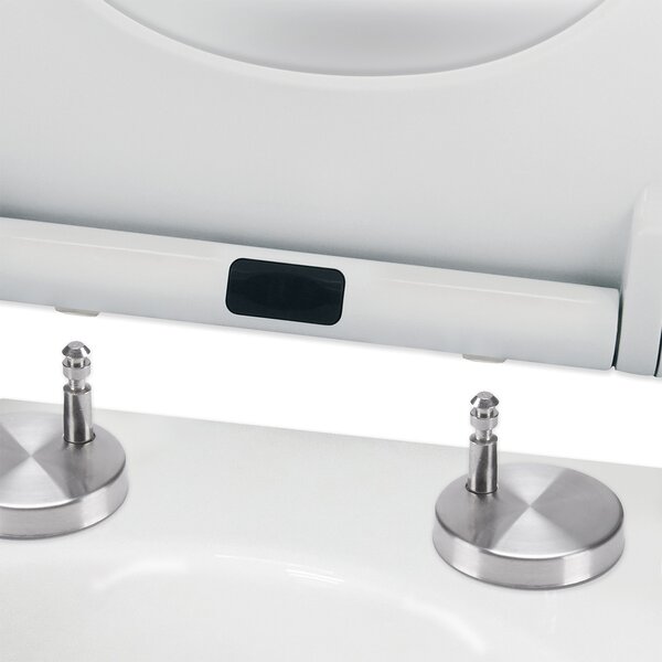 Spirella WC prkénko EASY CLIP, bílé, duroplast Thermodur