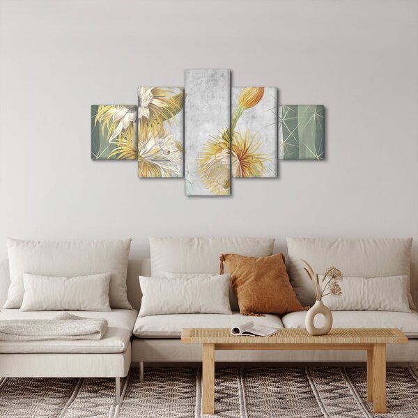 Obraz - Rozkvetlé kaktusy (125x70 cm)