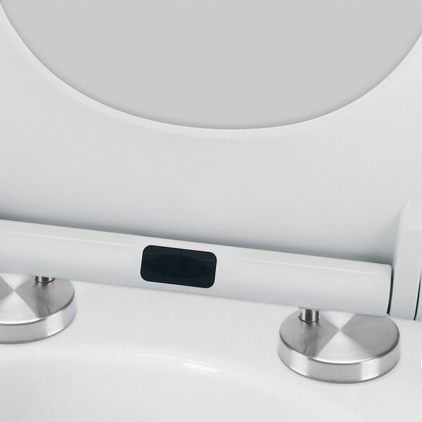 Spirella WC prkénko EASY CLIP, bílé, duroplast Thermodur