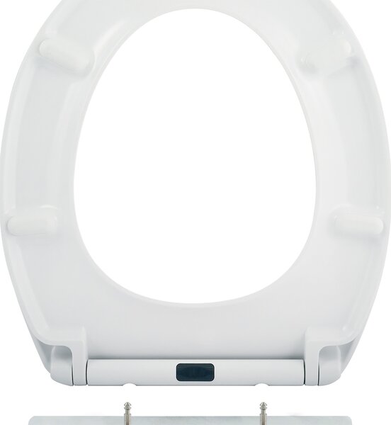 Spirella WC prkénko EASY CLIP, bílé, duroplast Thermodur