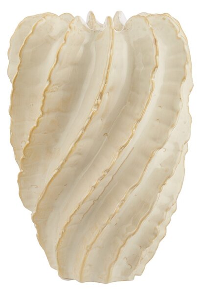 ORGANIC Váza 26 cm - béžová