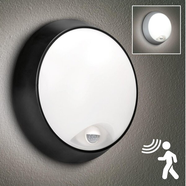 Brilagi - LED Venkovní nástěnné svítidlo se senzorem BULKHEAD LED/20W/230V IP65