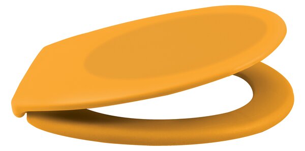 Spirella WC prkénko NEELA, soft-close, matné oranžové, duroplast