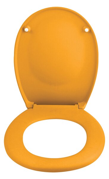 Spirella WC prkénko NEELA, soft-close, matné oranžové, duroplast