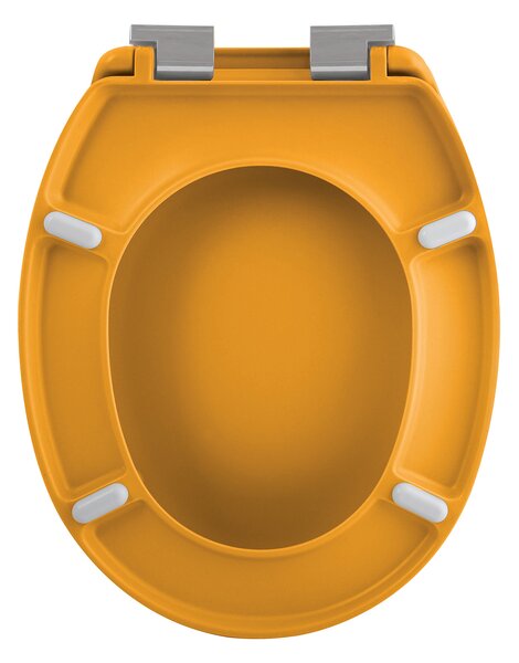 Spirella WC prkénko NEELA, soft-close, matné oranžové, duroplast