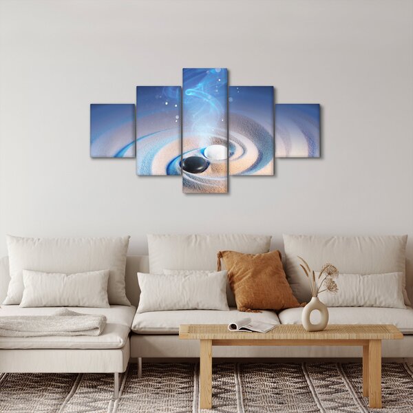 Obraz - Éterický yin-yang (125x70 cm)