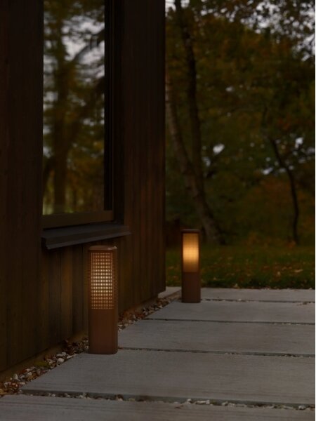 Nordlux - Venkovní lampa SIDARA 1xE27/15W/230V IP44 45 cm hnědá