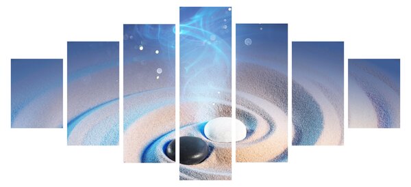 Obraz - Éterický yin-yang (210x100 cm)