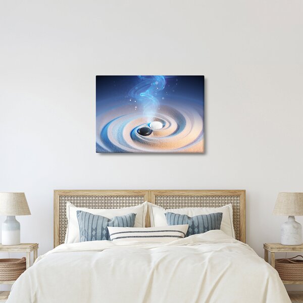 Obraz - Éterický yin-yang (70x50 cm)