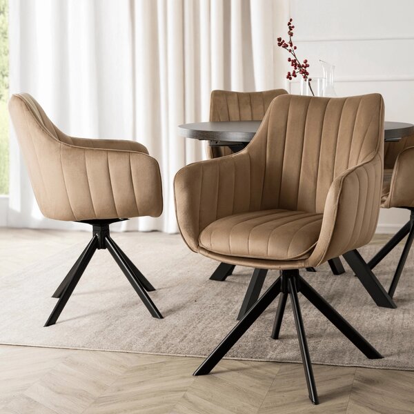 Jídelní židle Mamba (béžová). Akce -10%