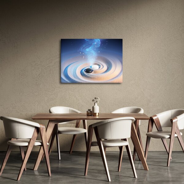 Obraz - Éterický yin-yang (70x50 cm)