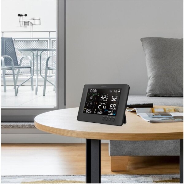 Sencor - Profes. meteostanice s LCD displejem a budíkem 5V/1xCR2032 + 3xAA Wi-Fi