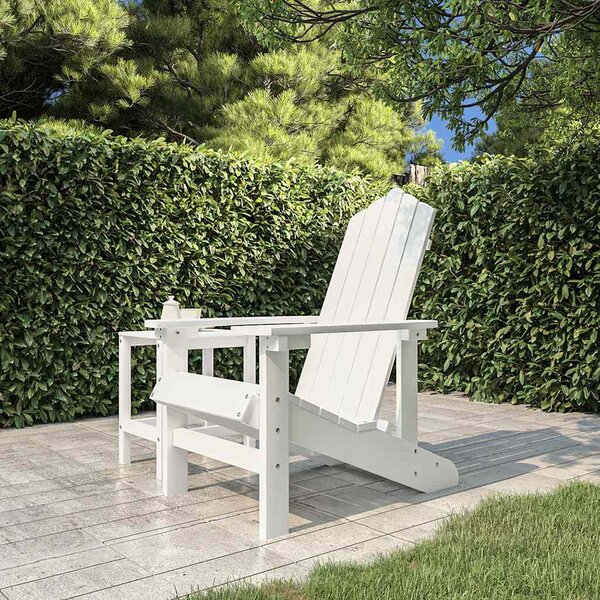 Zahradní křeslo Adirondack HDPE bílé 318637