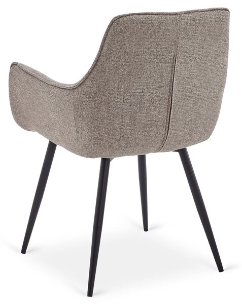 Jídelní židle Eldrik (hnědá). Akce -10%