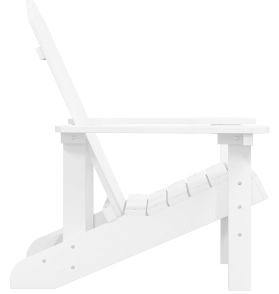 Zahradní křeslo Adirondack HDPE bílé 318637