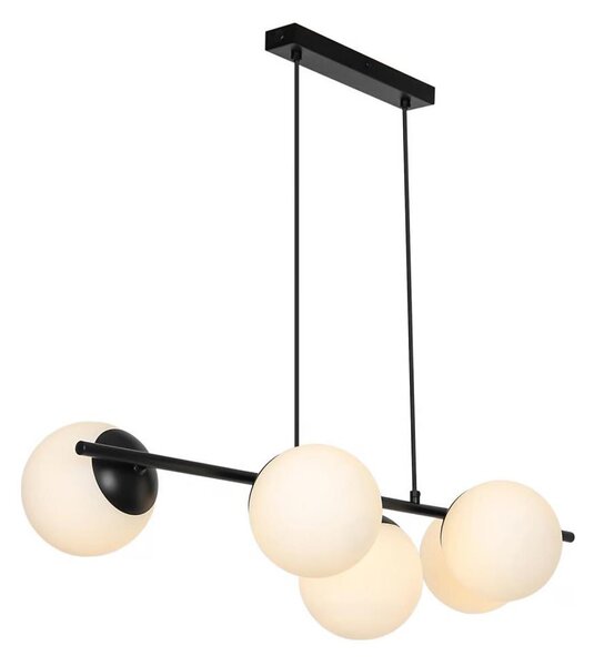 Nordlux - Lustr na lanku LILLY 5xE14/10W/230V černá