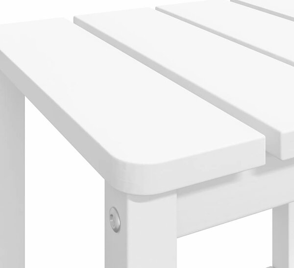 Zahradní stolek Adirondack bílý 38 x 38 x 46 cm HDPE 318641