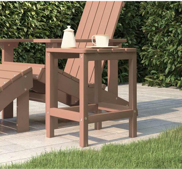 Zahradní stolek Adirondack hnědý 38 x 38 x 46 cm HDPE 318643
