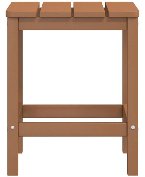 Zahradní stolek Adirondack hnědý 38 x 38 x 46 cm HDPE 318643