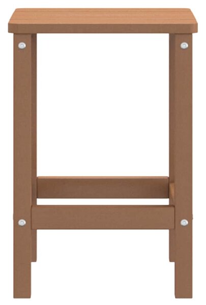 Zahradní stolek Adirondack hnědý 38 x 38 x 46 cm HDPE 318643