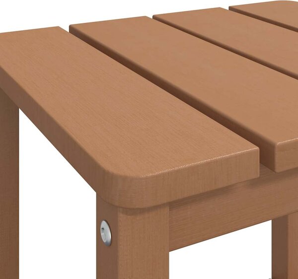 Zahradní stolek Adirondack hnědý 38 x 38 x 46 cm HDPE 318643