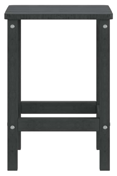 Zahradní stolek Adirondack antracitový 38 x 38 x 46 cm HDPE 318642