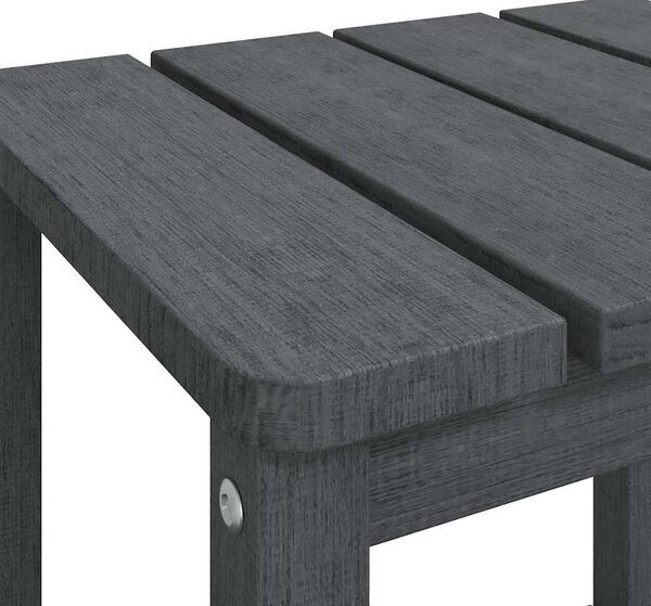 Zahradní stolek Adirondack antracitový 38 x 38 x 46 cm HDPE 318642