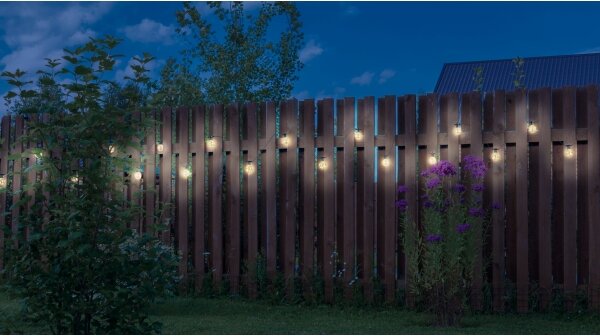 Globo 34090N - LED Venkovní dekorační řetěz ALMAGA 10xLED/0,27W/230V 7,5 m IP44